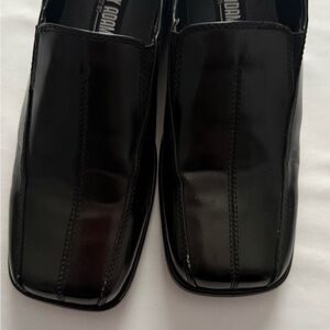 Stacy Adams Black Slip-On‎ Loafers